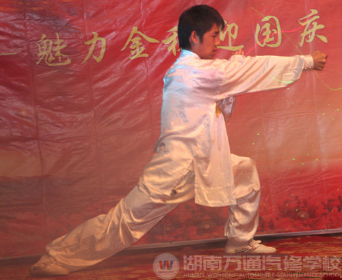 精彩的武術表演