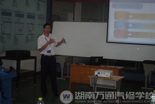 大賽現場萬通教師正在說課