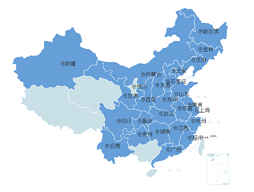 萬通就業服務覆蓋全國所有發達城市