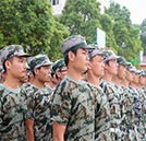 新生軍訓匯演圓滿結束 交上入學第一份完美答卷