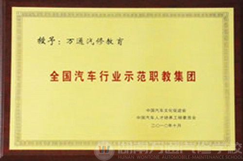 全國(guó)汽車行業(yè)示范職教集團(tuán)
