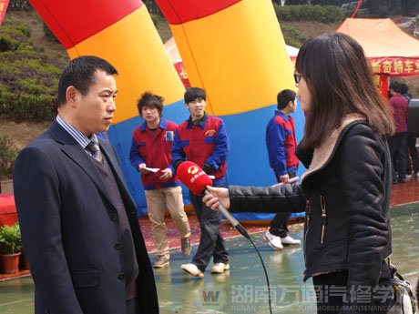 湖南經視采訪湖南萬通校長助理潘太煌