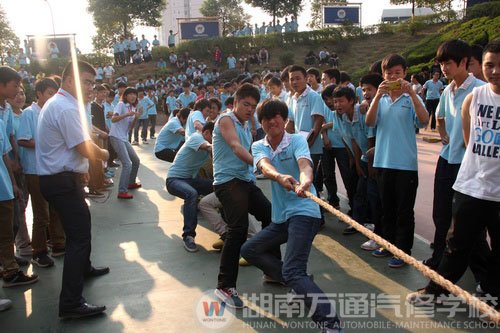 拔河比賽同樣彰顯團結就是力量