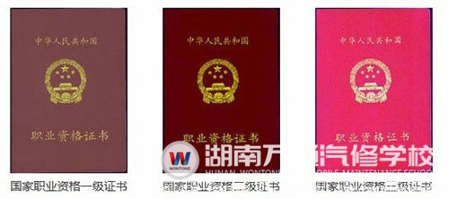 湖南萬(wàn)通組織學(xué)子們考取的職業(yè)資格證書(shū)