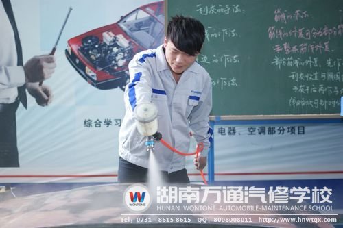 湖南萬通培養企業青睞的“汽修寵兒”