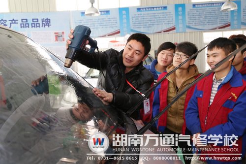 老師細心指導學生進行實踐