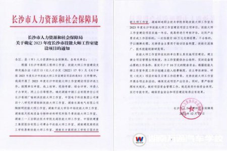 賀報(bào)！湖南東方高級(jí)技工學(xué)校王國(guó)慶技能大師工作室項(xiàng)目獲批建設(shè)！